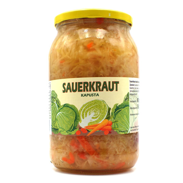 Sauerkraut nach osteuropäischer Art 760 g (Abtropfgewicht)