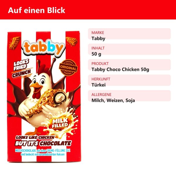 Tabby Choco Chicken 50g