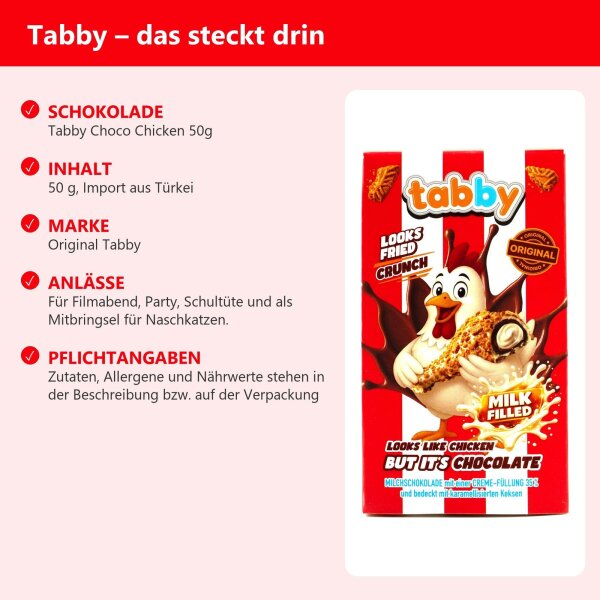Tabby Choco Chicken 50g
