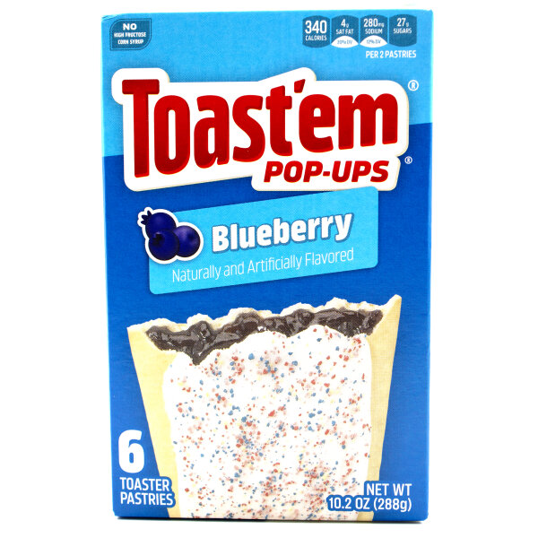 ToastEm Pop-Ups Frosted Blueberry Pastries 288g