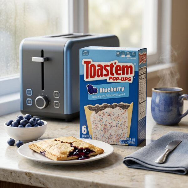 ToastEm Pop-Ups Frosted Blueberry 288g USA Import