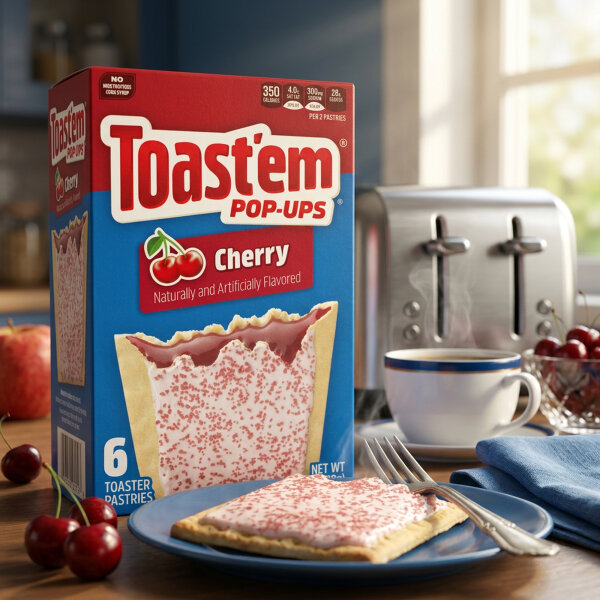 ToastEm Pop-Ups Frosted Cherry 288g