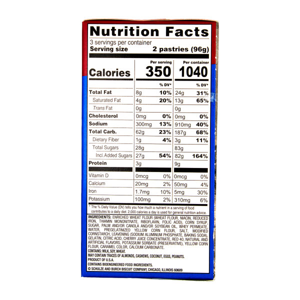 ToastEm Pop-Ups Frosted Cherry 288g USA Import