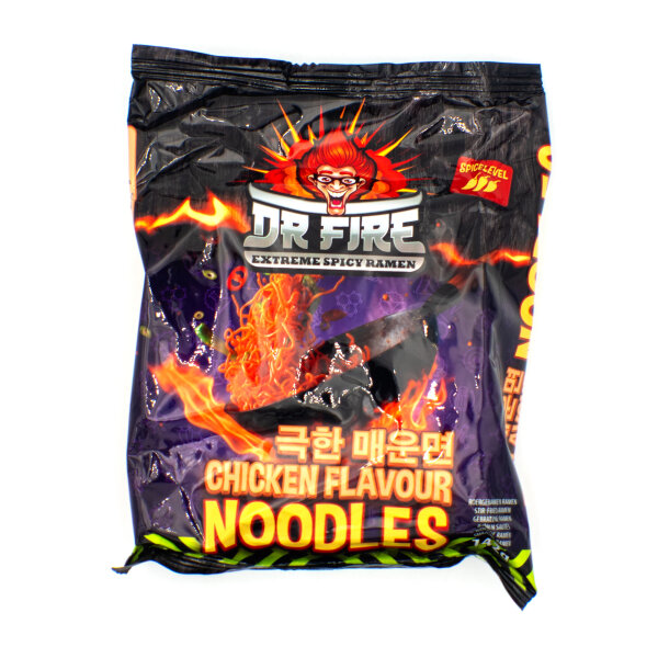Dr. Fire Extreme Spicy Ramen Chicken Noodles 142g