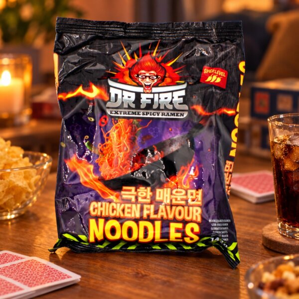 Dr. Fire Extreme Spicy Ramen Chicken Noodles 142g