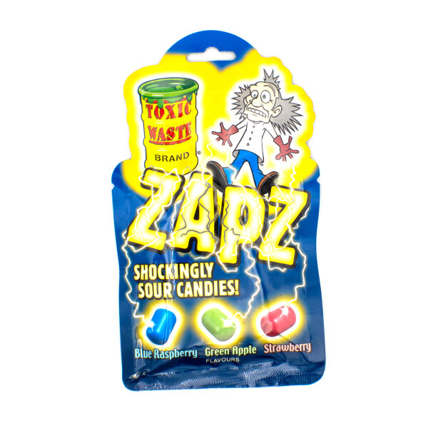 Toxic Waste Zapz Shockingly Sour Candies 60g