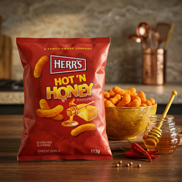 Herrs Hot N Honey 113g