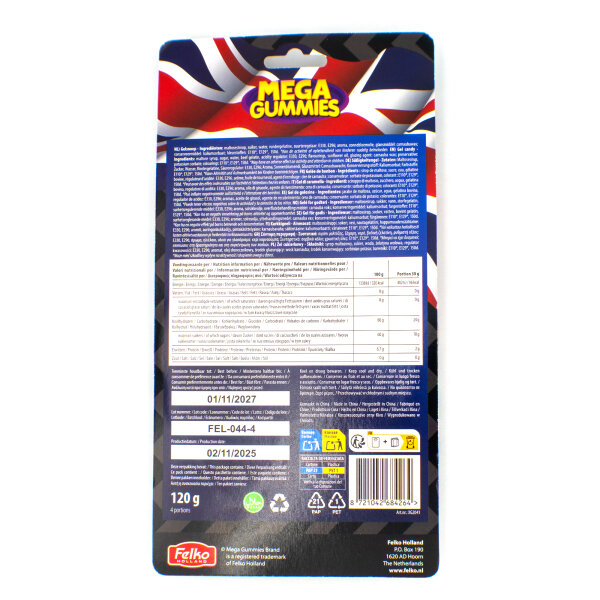 Mega Gummies English Breakfast 120g