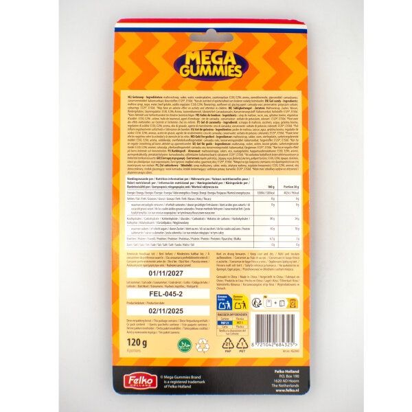Mega Gummies Dutch Frikandel 120g