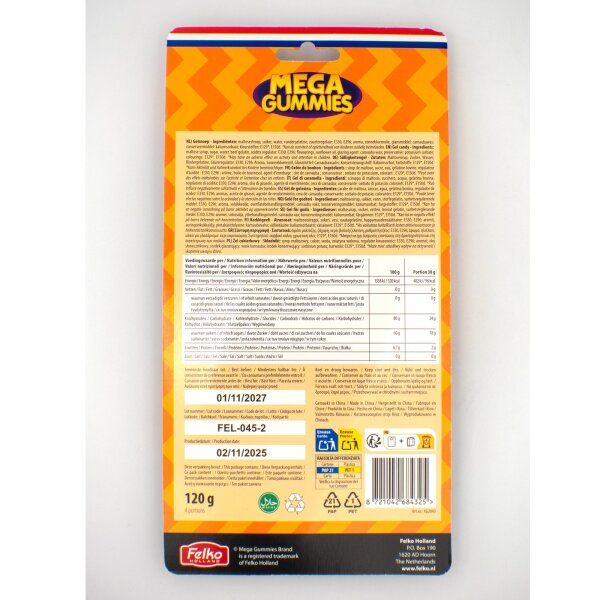 Mega Gummies Dutch Frikandel 120g