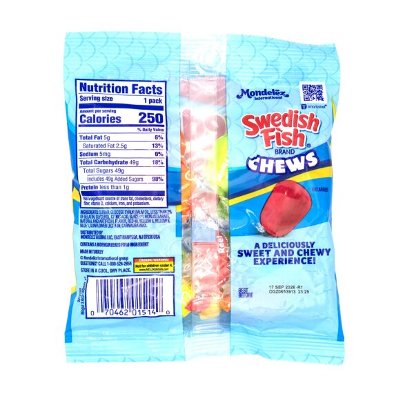 Swedish Fish Chews 60g Fruchtgummis USA Import