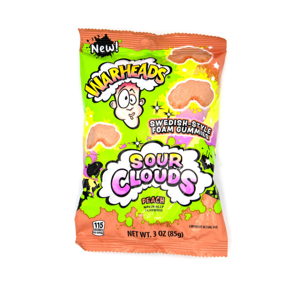 Warheads Peach Sour Clouds 85g