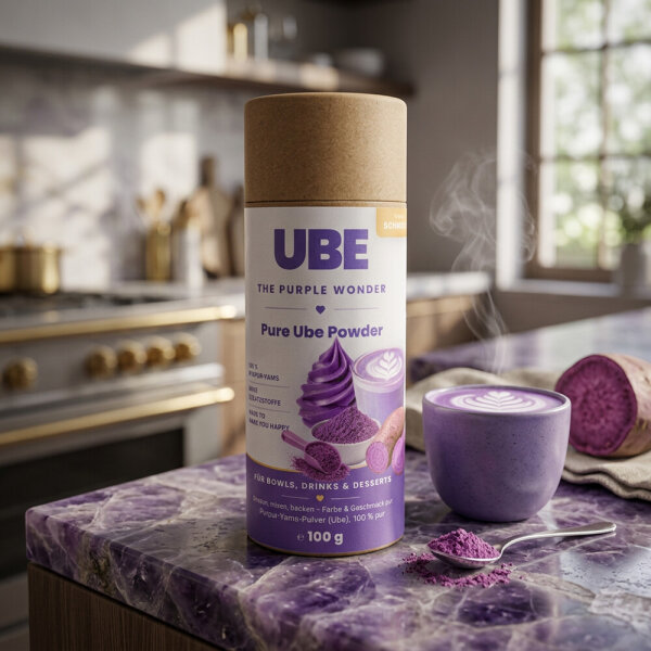 UBE Pure Ube Powder 100 g – 100 % Purpur-Yams-Pulver