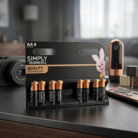 Simply by Duracell AA Batterien 8er Pack LR6 MN1500 1,5V
