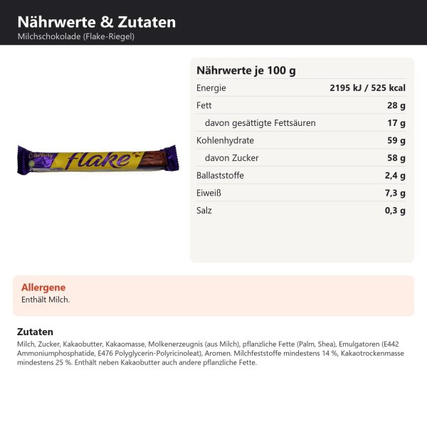 Cadbury Flake Chocolate 32 g