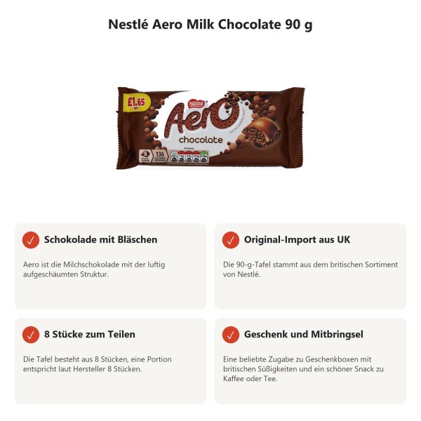 Aero Milk Chocolate 90 g