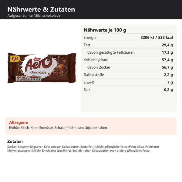 Aero Milk Chocolate 90 g