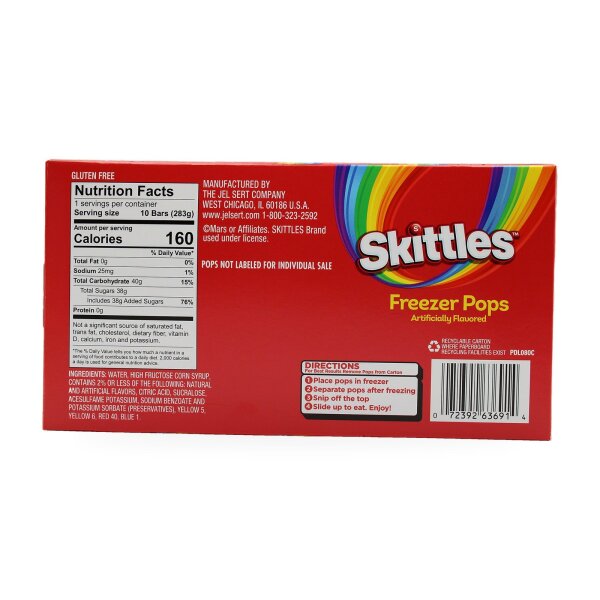 Skittles Freezer Pops 283 g