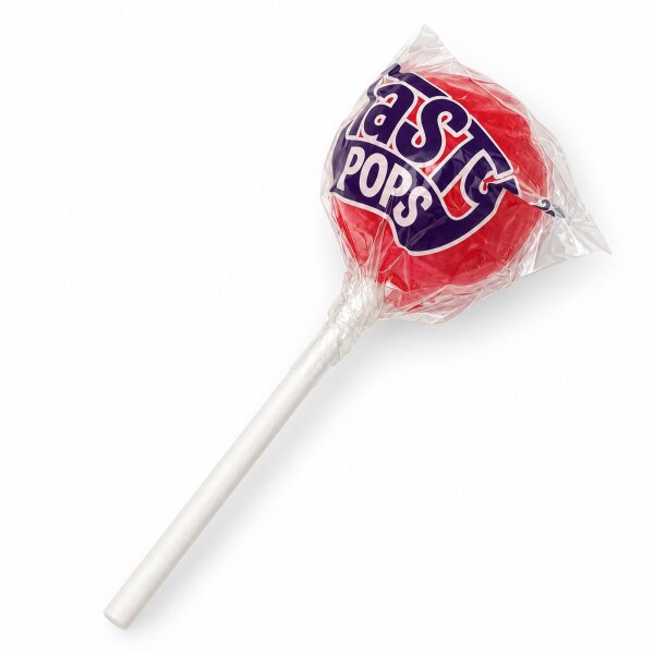 Dr. Sweet Tasty Pops Lolli – Lutscher, rot