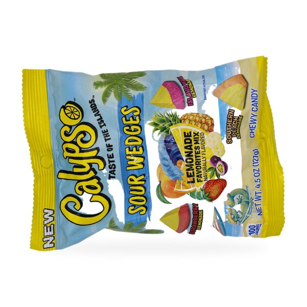 Calypso Sour Wedges Lemonade Mix 127 g