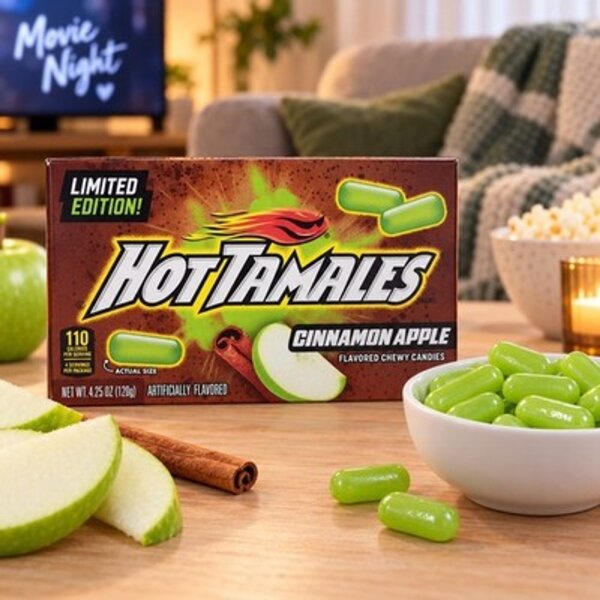 Hot Tamales Cinnamon Apple 120 g – Kaubonbons Zimt & Apfel, Limited Edition USA