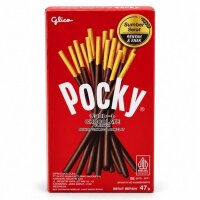 Glico Pocky Chocolate 47 g – Keksstangen mit...